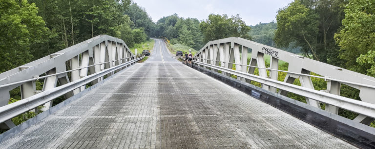 Richmond bridge treacherous on two wheels