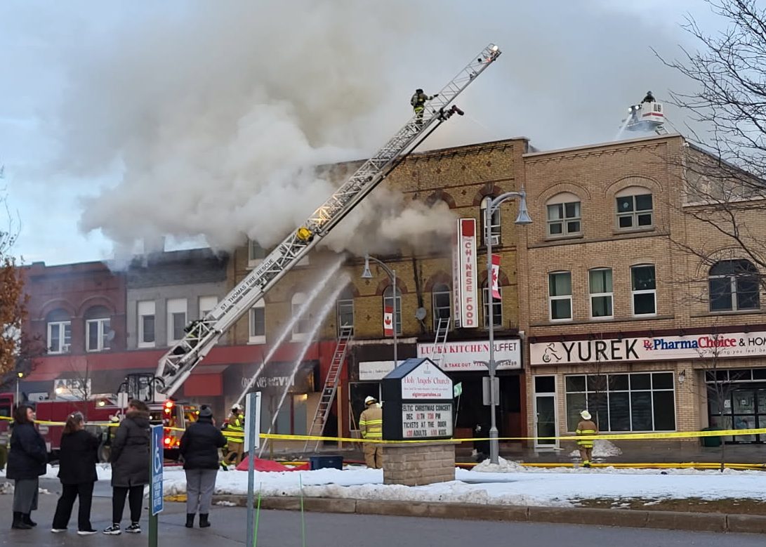 Featured image for "Fire on Talbot Street in St. Thomas"