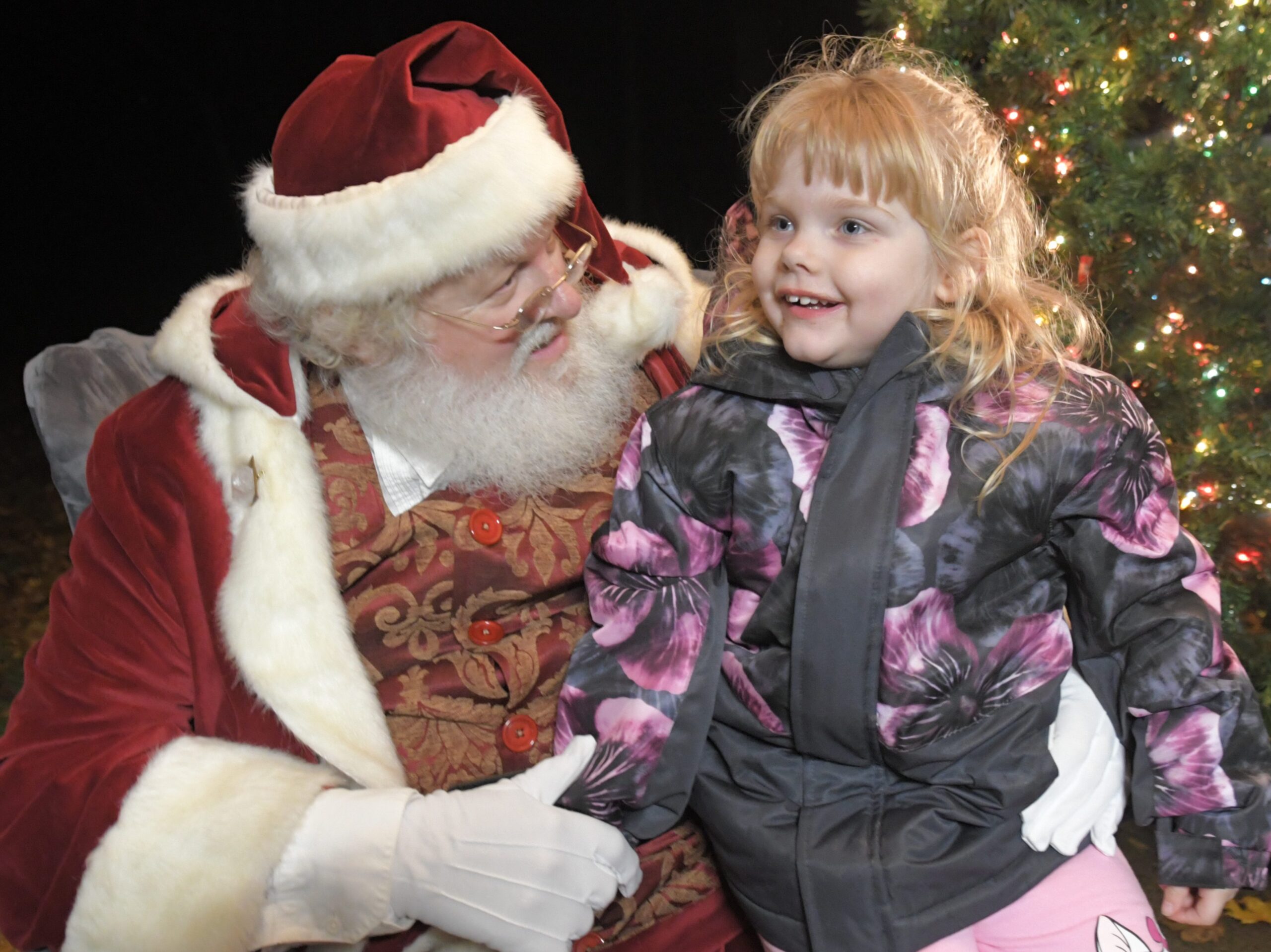Featured image for "Santa visits park lighting in Vienna"