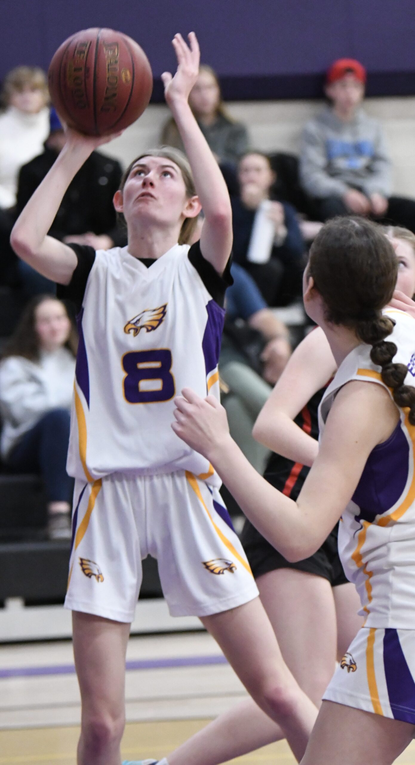 Featured image for "Junior girls advance to basketball AA semifinal"